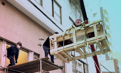 医療機器の搬入・搬出